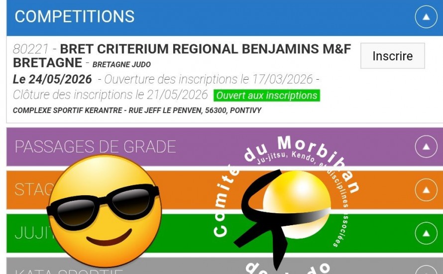 Les Qualifiés Benjamines et Benjamins pour le critérium Régional (25 mai 2026)